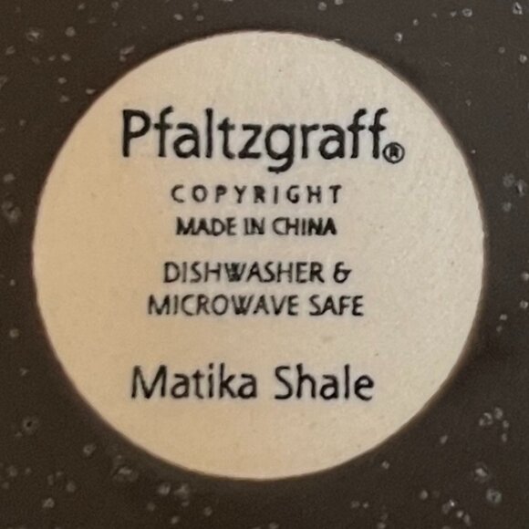 Vintage Pfaltzgraff MATIKA SHALE Incised Stoneware Mug in Brown w/Speckles - Picture 11 of 11